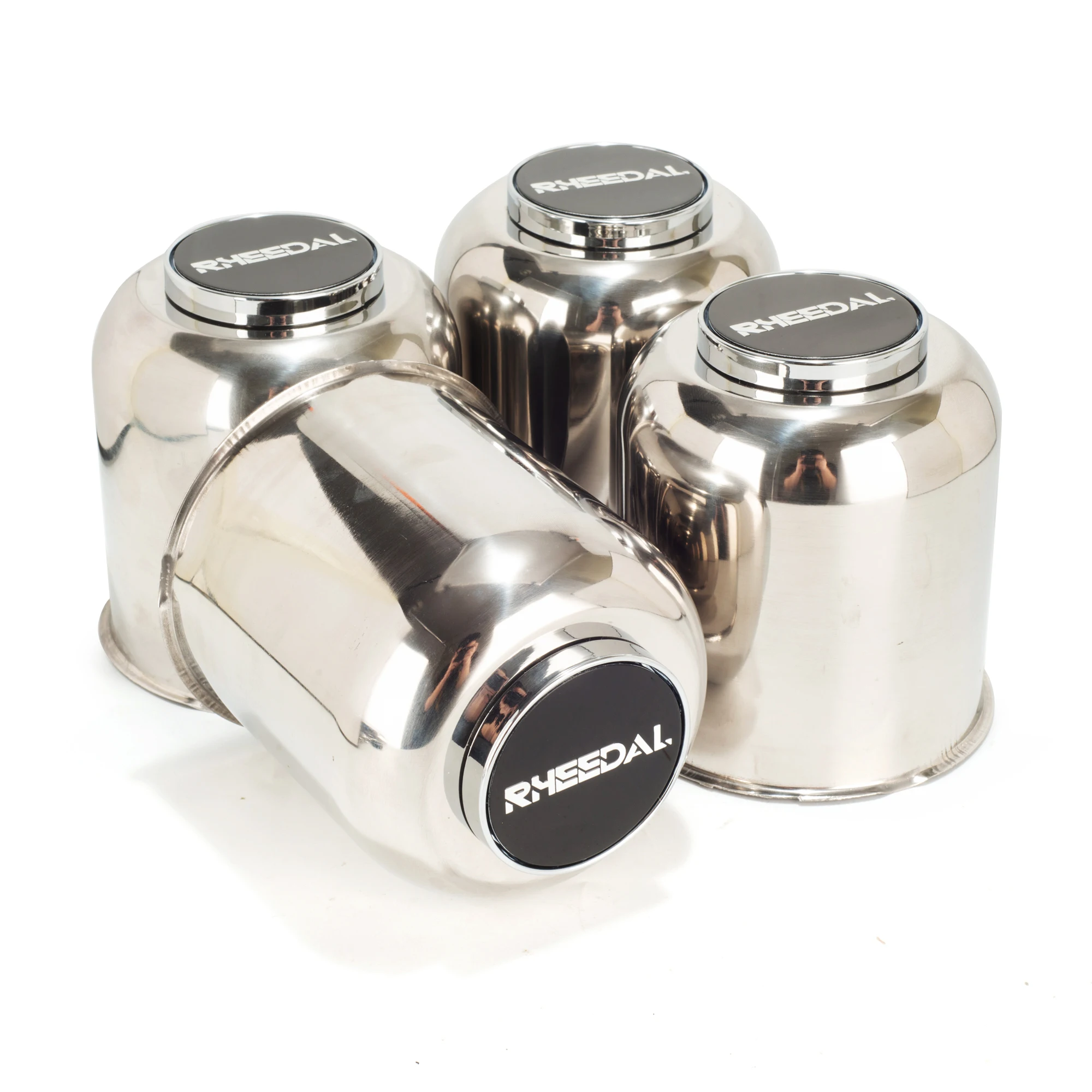 CFPerformance 1/4 Stück 108 mm (4,25 Zoll) Edelstahl PUSH-THRU HUB-Mittelkappe Push-Through-Mittelkappen 4,25 Zoll für Reiseanhänger, Wohnmobil, Wohnmobil – Detail 4