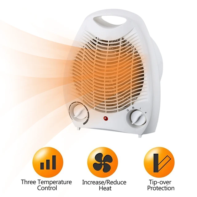 Forrófűtés 2000W Asztali Hordozható Nagysebességű Téli Elektromos Fűtés Légáramlás Torony Ventilátor Fűtő Léghűtő