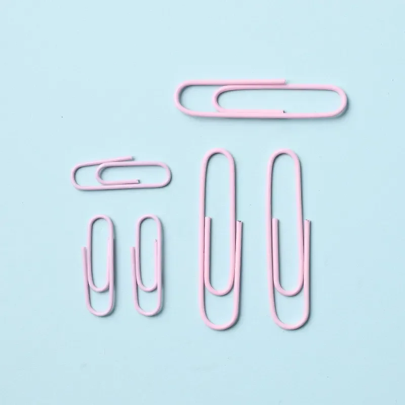 50Pcs Pins Paper Clip Holder Dispenser Bulticolor Pinch Clips Hair Pins Fine Office School Binding Supplies Stationery