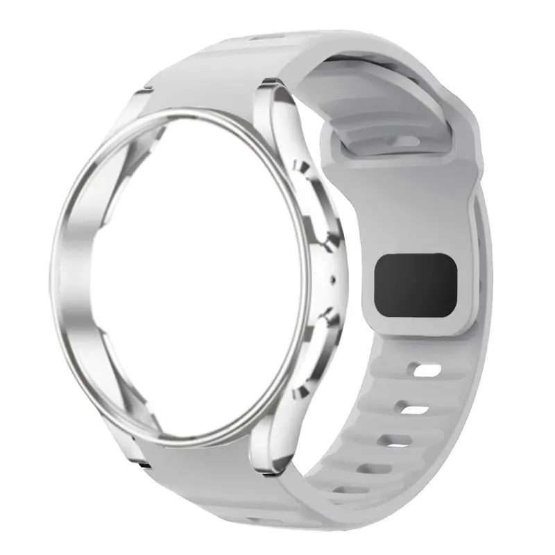 Wave Silicone Strap and Case for Smartwatch - No Gap Design