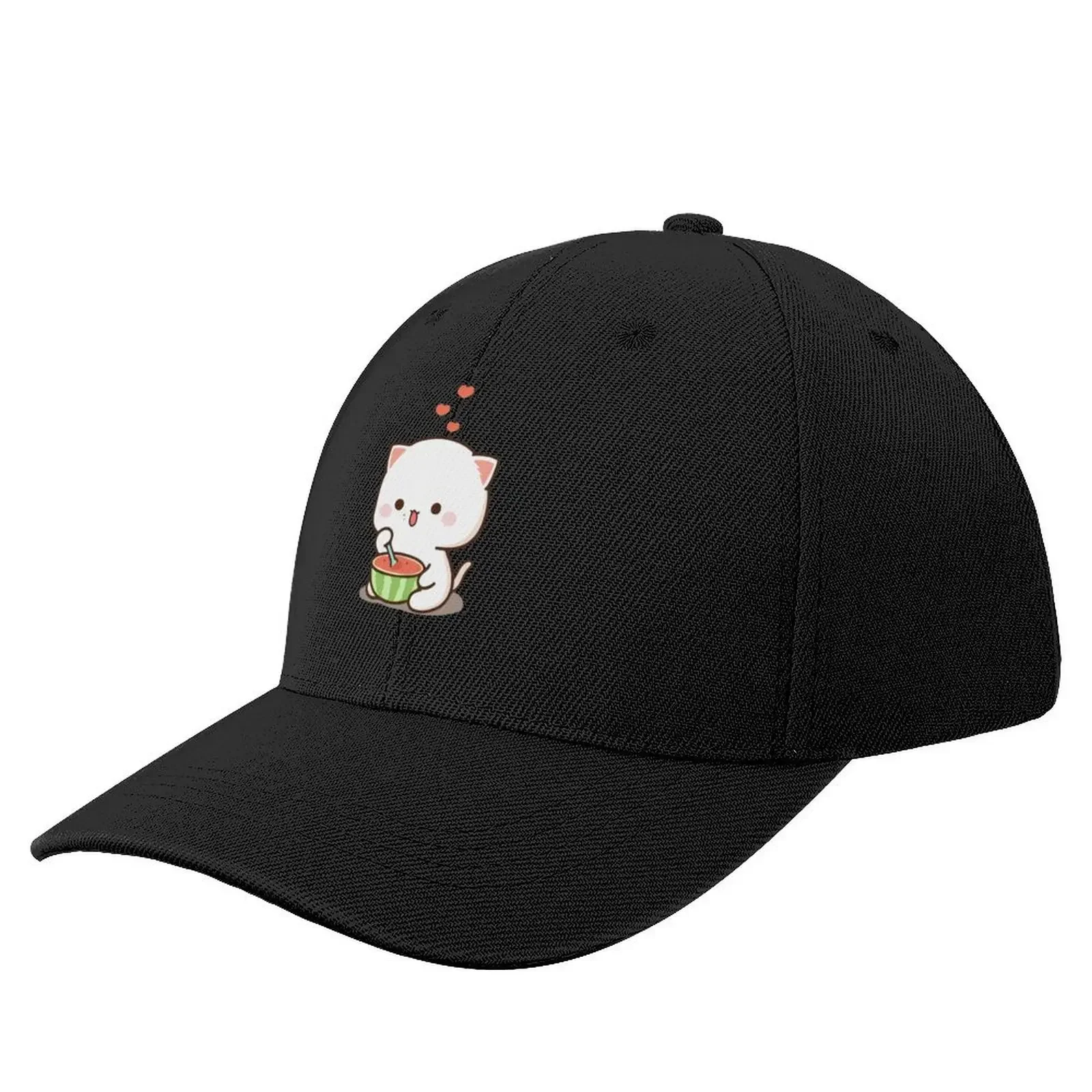 

Mochi Mochi Peach Cat Long Baseball Cap Sun Hat For Children Beach Outing Female Men's