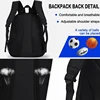 Soccer Backpack Large Capacity Sports Bag with Separate Ball Holder Shoes Compartment for Adults Teens Boys Girls Cool Outdoor 3