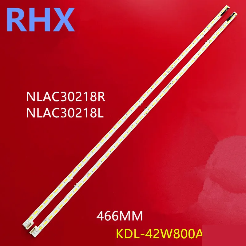 FOR  69221L-0064A  KDL-42W800A  NLAC30218LR 3081660L1  466MM  48LED   left + right 100%NEW LED backlight strip