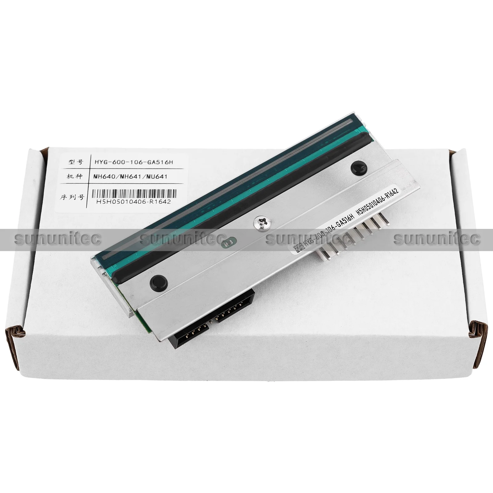 98-0600022-02LF TCS MH640 MH641 열전사 바코드 라벨 프린터용 새 열전사 프린트 헤드 600dpi 프린트 헤드