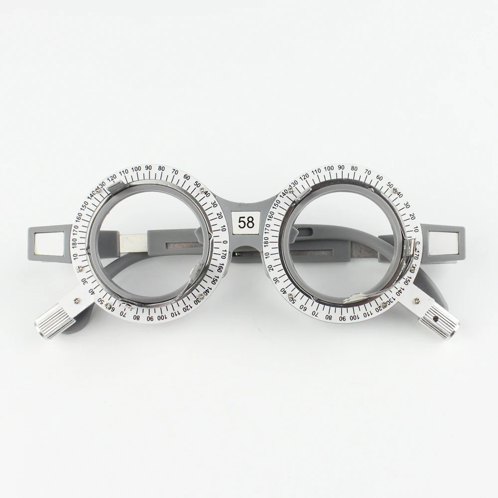 1pc Trial Frame Ophthalmic Trial Lens Frame Fixed PD Grey Color