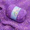 50g Acrylic Knitting Yarn with Colorful Dot Crochet Thread Chunky Wool Spot Pattern DIY Woven Hook Baby Sweater Sock Diaper 3