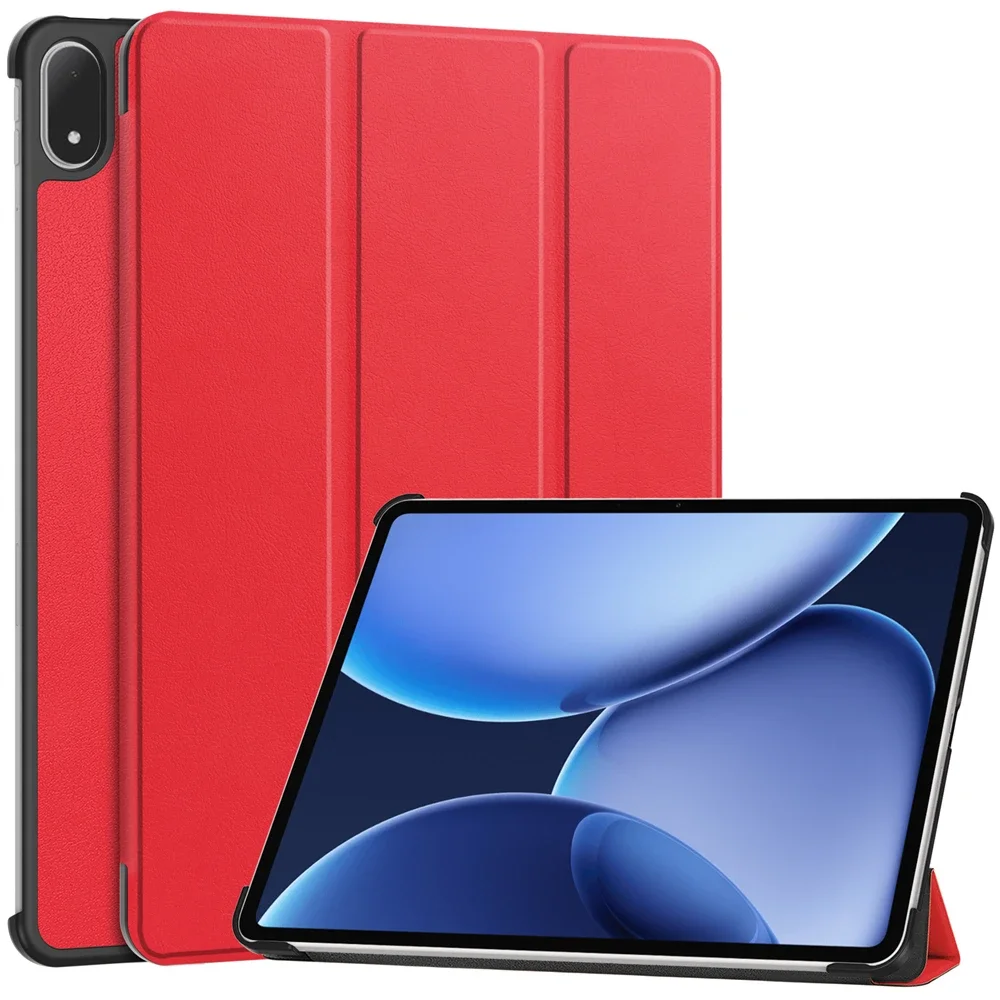 Tri-folding PU Leather Hard Stand Smart Cover, 13.2-inch