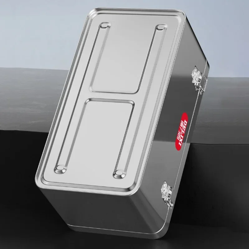 Large Hard Case Tools Box Stainless Storage Organizer Boxes Multifunctional Waterproof Suitcase Home Tool Box for Car Mechanic 5