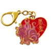Feng Shui 9 Tailed Fox Love Keychain Love and Blessings Amulet Key Chain 3