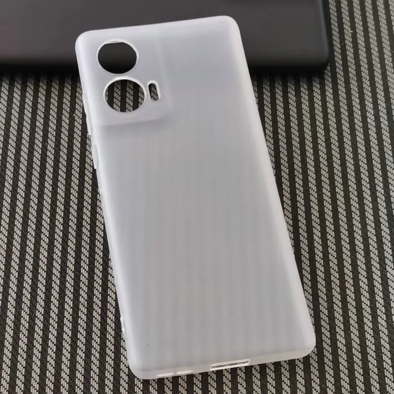 Matte Frosted Clear Black Soft TPU Silicone Phone Case - Enhanced Protection Cover