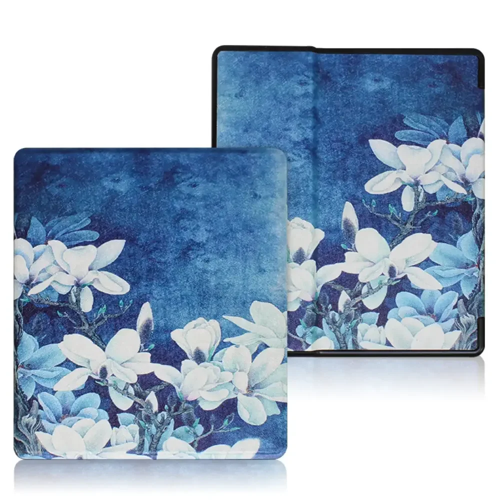 Premium PU Leather Auto Wake/Sleep Cover for Kindle Oasis (7-inch)