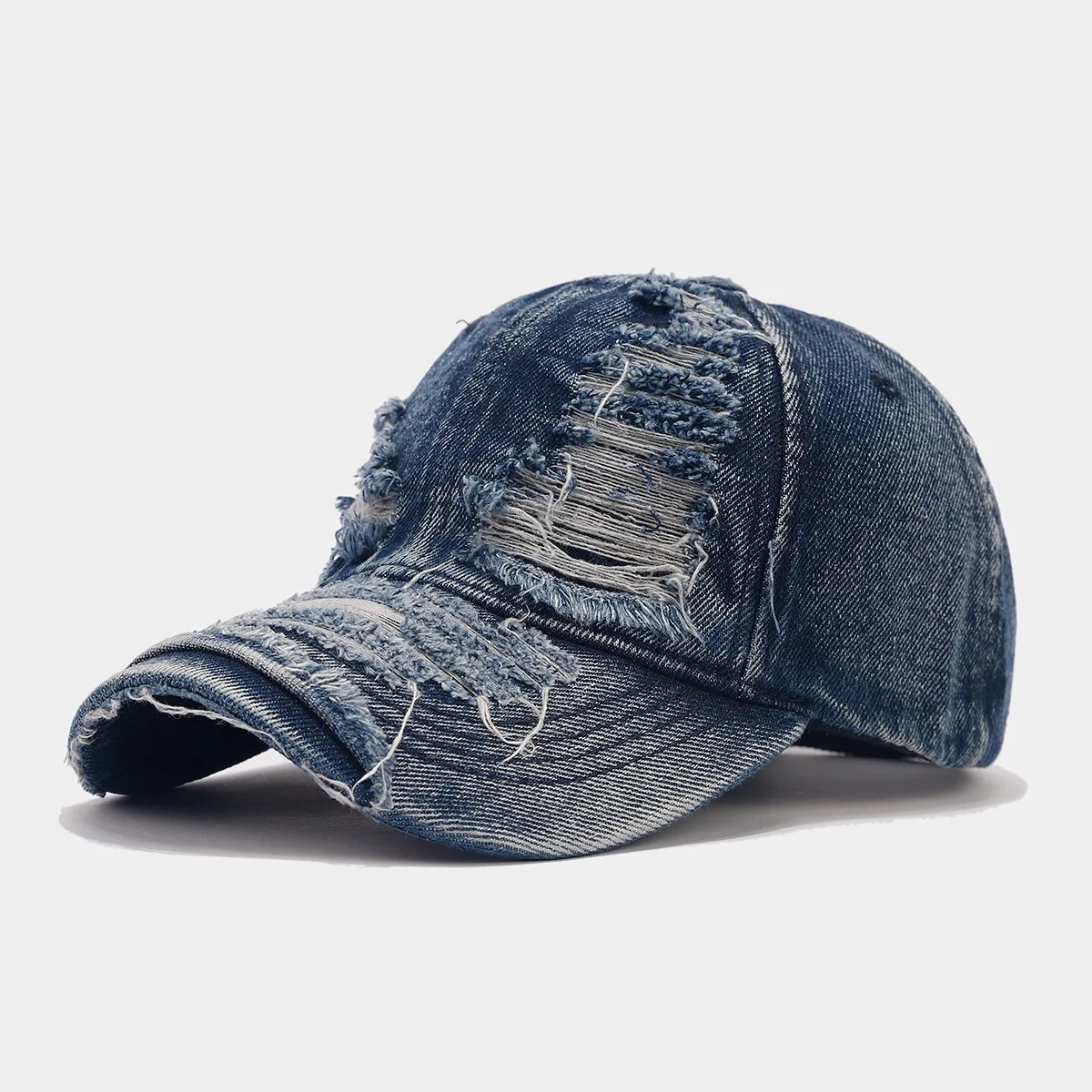 Unisex Snapback Y2K Baseballkappen für Herren Vintage-Lochdesign 4-Jahreszeiten-Tragbar Einfarbig Lässige Outdoor Verstellbare Sonnenhüte für Damen – Detail 12