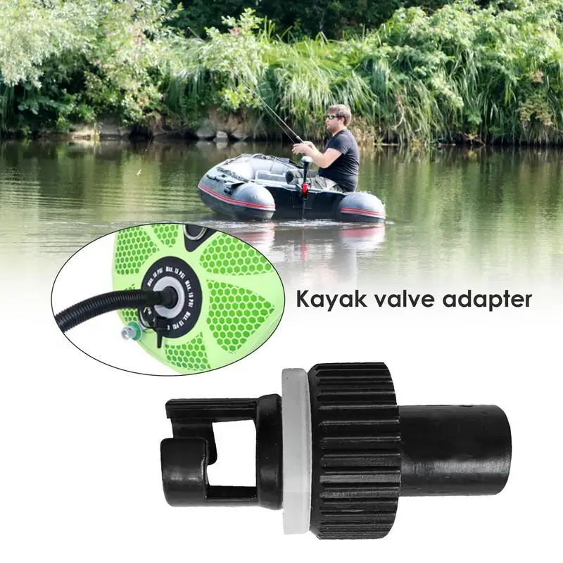 Inflatable Boat Kayak AirValve Adapter Inflatable Air Foot Pump Hose Adapter ValveConnector Inflatable Boat Kayak Accessories