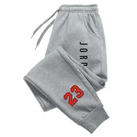 Nouveaux pantalons de sport pour hommes et femmes, automne/hiver, avec des impressions de lettres tendance, pantalons de sport décontractés et élégants pour adultes. 1