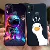 For Infinix X689F X689 Case Infinix Hot 11 G37 Hot 10S NFC 10T Coque Funda Soft Silicone Camera Protected Black Cat Space Man 5