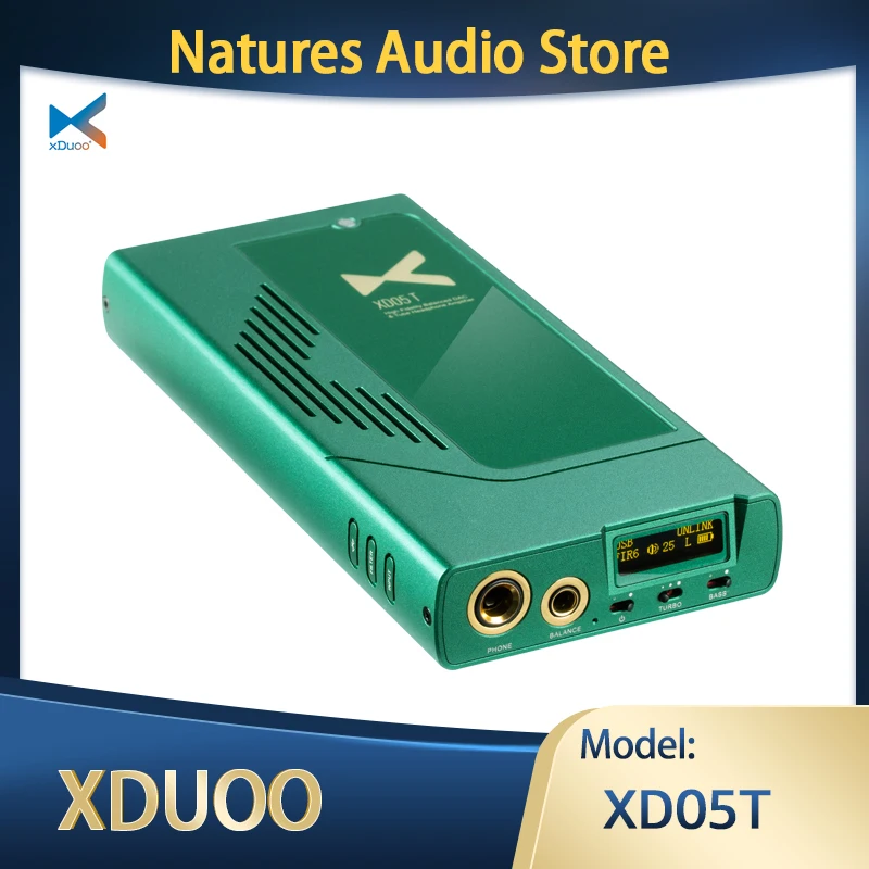 xDuoo XD05T HiFi Portable Decoders XD05 T Dual Tube AMPs Dual ES9039Q2M Chip USB DAC Bluetooth 5.1 LDAC Headphone Amplifiers headphone amplifier earphone amplifier adapter headphone amplifier cable headphone audio decoder headphone amplifier adapter