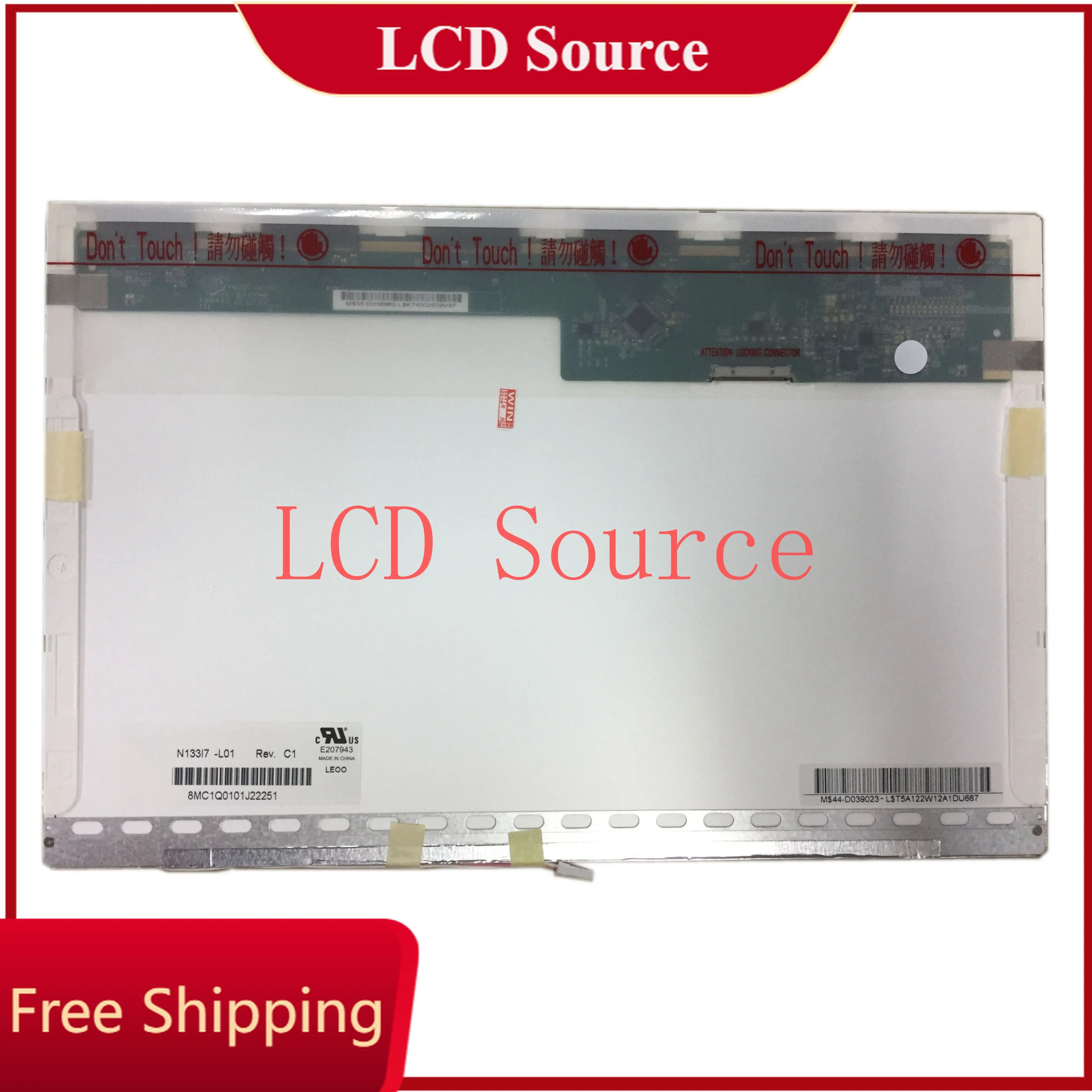 

N133I7-L01 fit LP133WX1 TLA1 TLN3 LCD SCREEN 20 PIN N133I1-L01 LTN133W1-L01