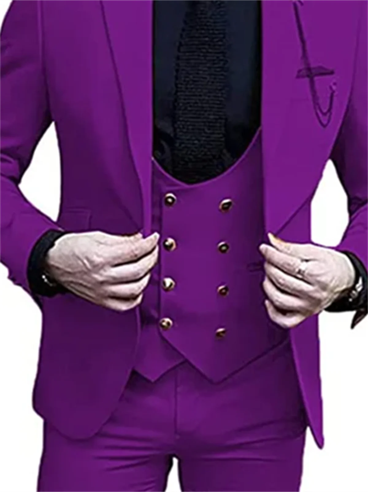 3 Piece Oil Green Wedding Mens Suit for Groom Tuxedos Slim Fit Prom Party Custom Men Suits  Jacket Pants Vest Male Clothes