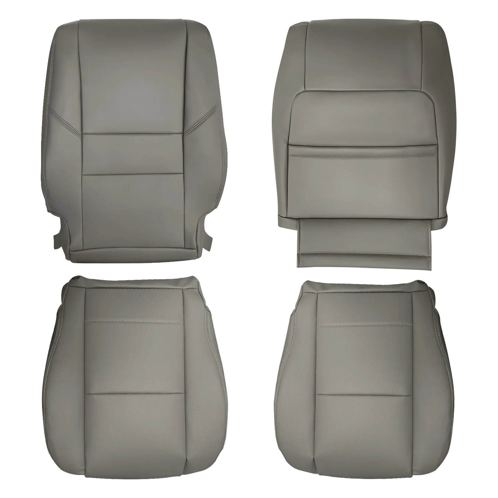 

Кожаный чехол для переднего водителя и пассажира серого цвета для Toyota Sequoia 2000-2007