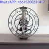 Creative gear mechanical retro wall clock European living room bar dining room decorative clock Personalized pendulum clock 3