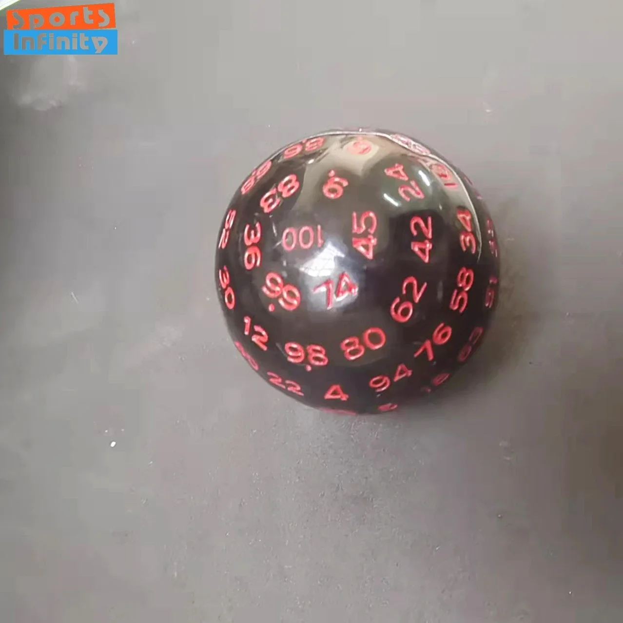 Game Dice Dice Set New 100 Sided Number Dice Set Numbers 1-100 Multi Sided D100 Large Ball Dice Game Collectible Teaching Props Board Game