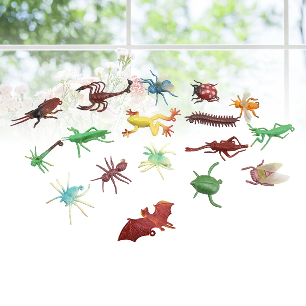 17pcs Mini игрушечные фигурки животных игрушка