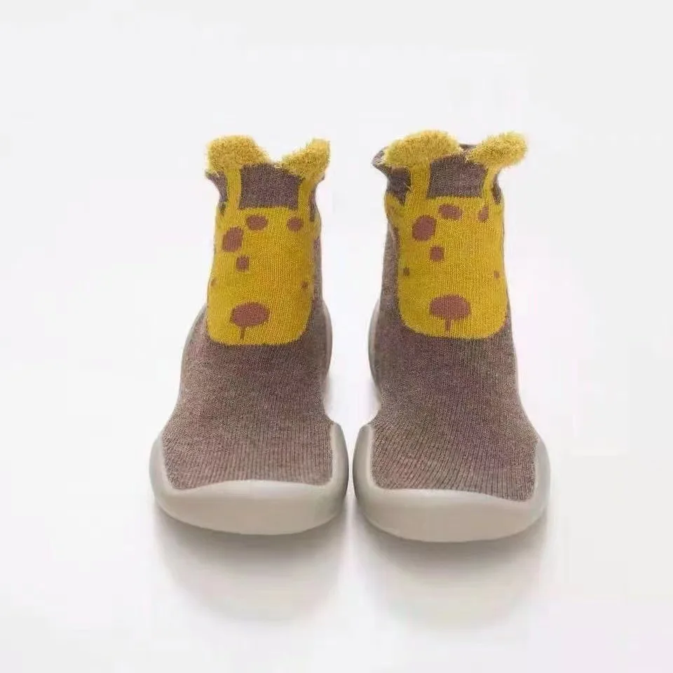 Infant Toddler Spring Summer Soft Sole Sock Shoes Cute Animals Unisex Baby Non-Slip Floor Socks Kids 0-3T Lightweight Prewalker baby shoes soft sole shoes