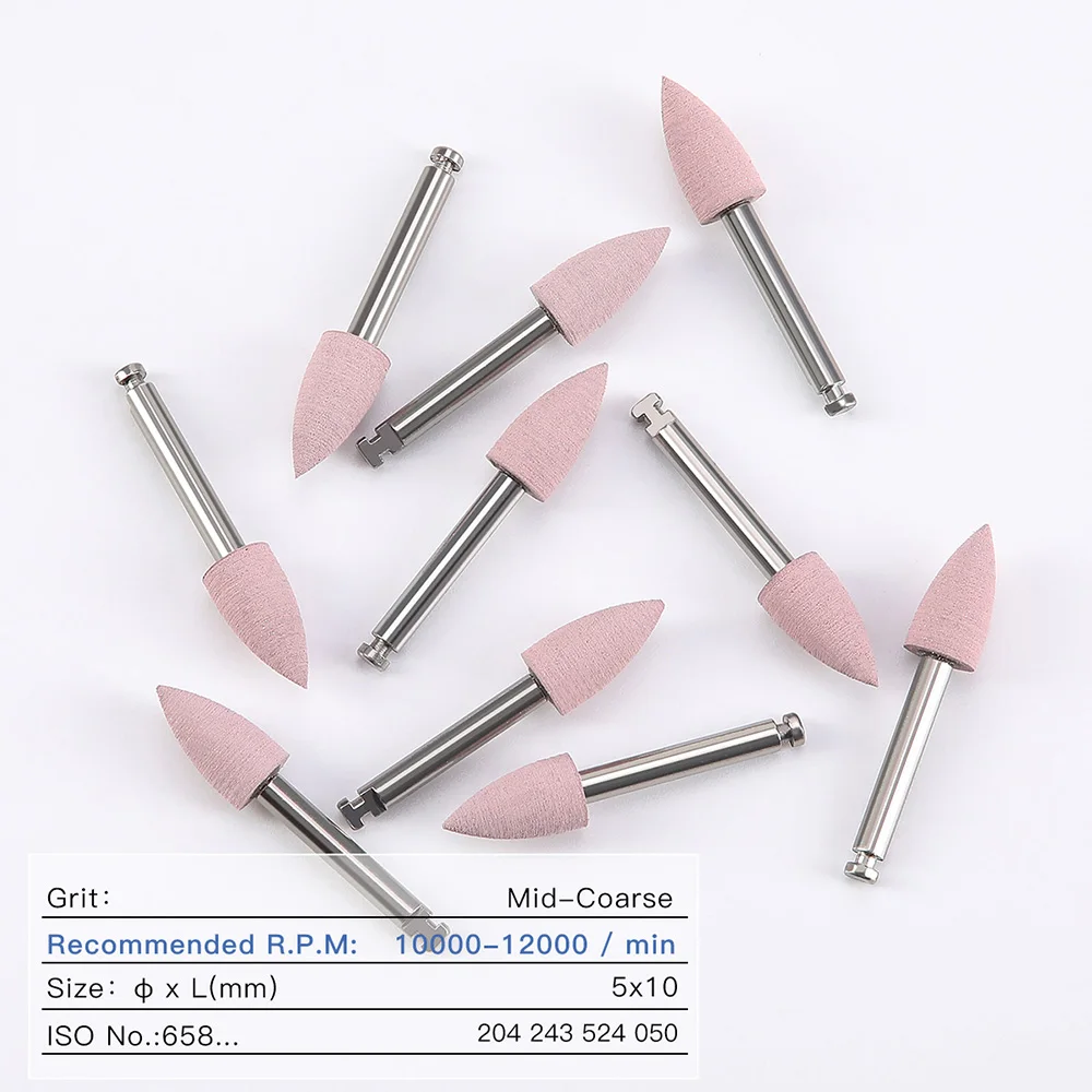 JOY DENTAL 12/10 stücke Dental Silikon Schleifen Köpfe Zähne Polierer für Contra Winkel Handstück Maschine Polieren Dental Werkzeuge – Detail 9