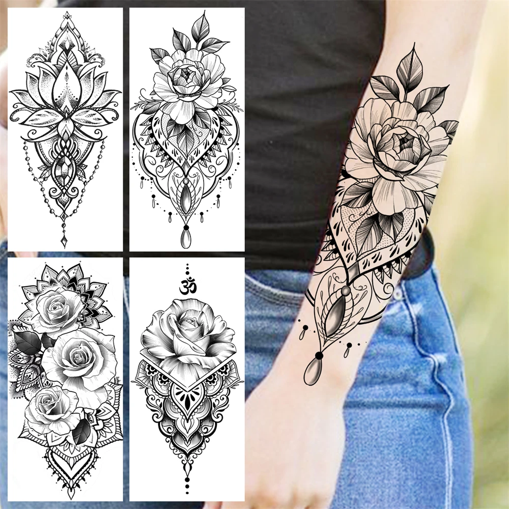 

Реалистичные 3d-татуировки для женщин, искусственная татуировка для тела