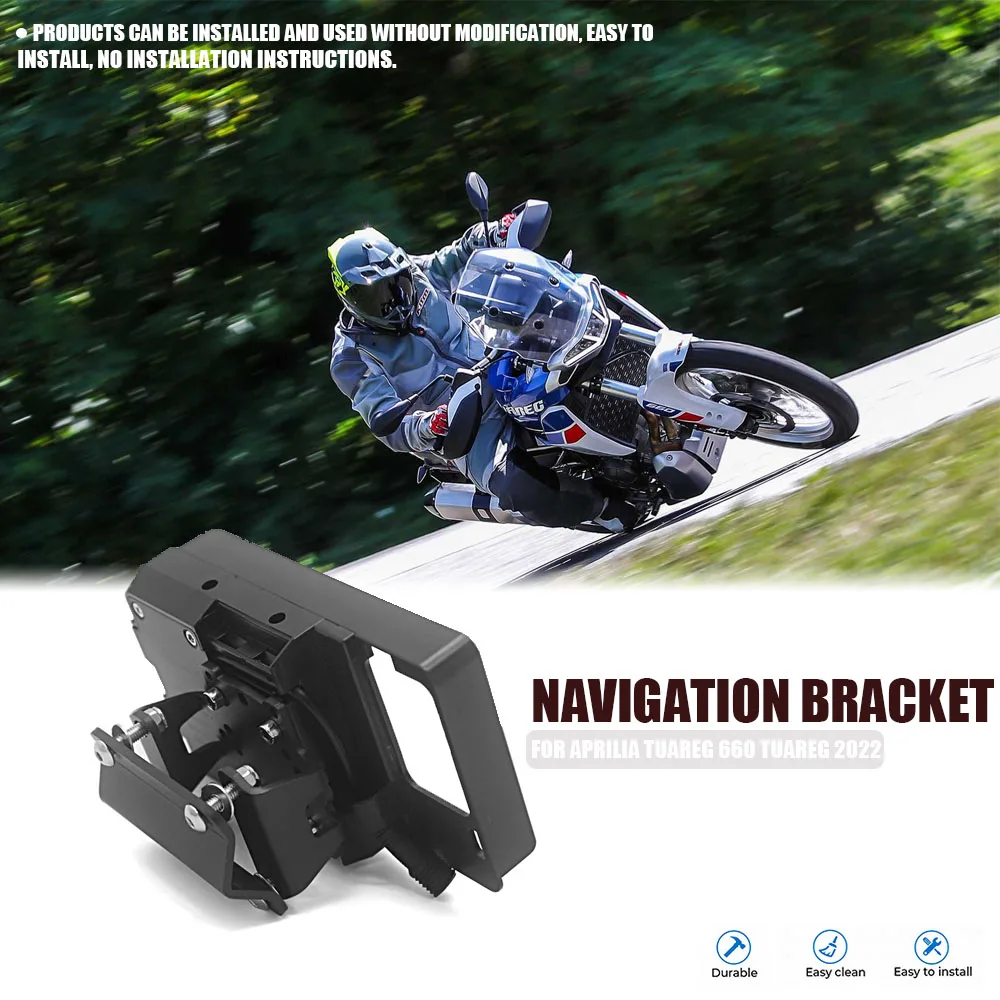 Support De Téléphone Portable Pour Moto, Plaque Gps, Support De Téléphone Usb Pour Aprilia Tuareg 660 Tuareg 2022, Nouveau
