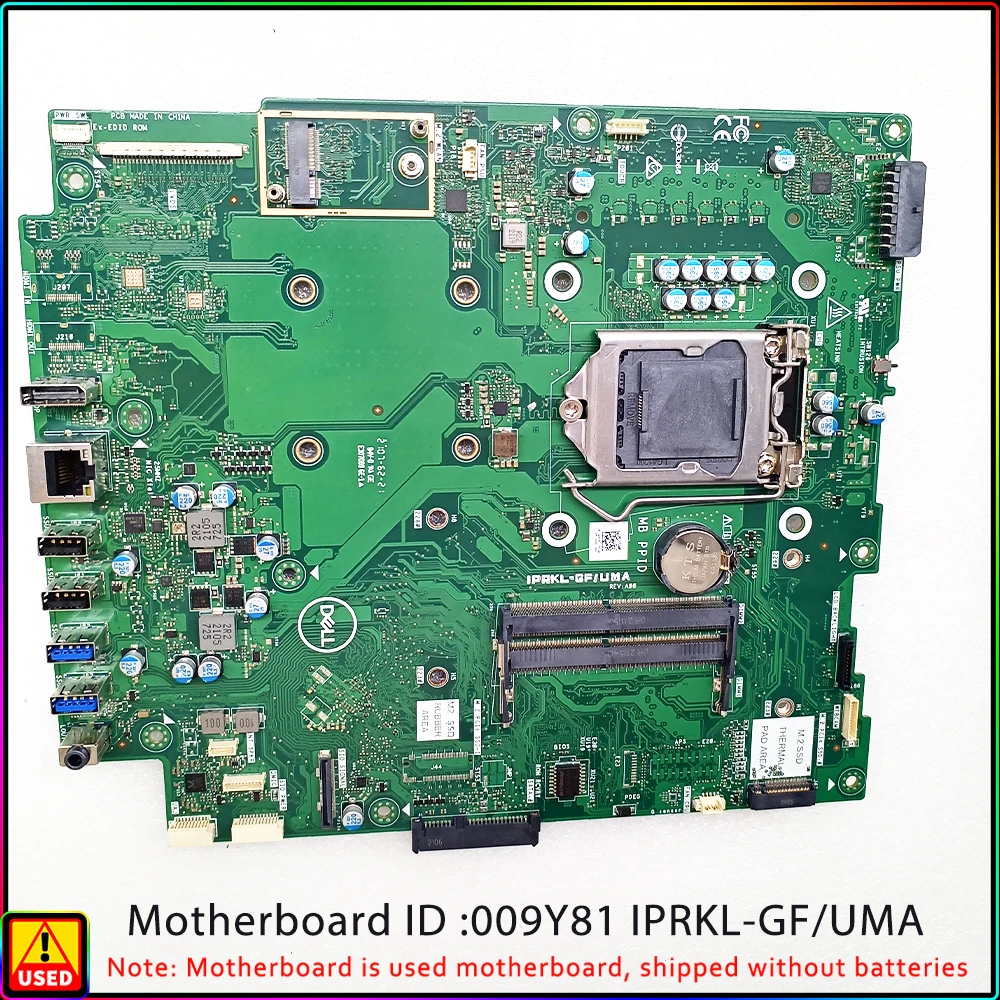 

Для Dell OptiPlex 5490 материнская плата Aio 009Y81 IPRKL-GF/UMA