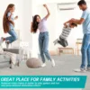 16-Piece Wood Grain Fitness Mat Shock-absorbing and Anti-slip Floor Protection Yoga Mat Home Decor Interlocking Mat 4