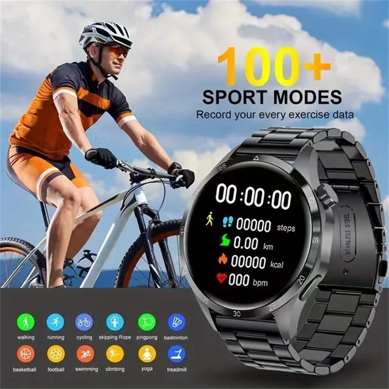 For Huawei GT4 Smart Watch Men 2024 New Watch 4 Pro AMOLED HD Screen Bluetooth Call NFC Health Monitoring GPS Tracker Smartwatch - Image 6