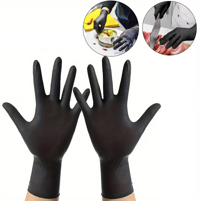 Gants Nitrile Jetables Jaunes et Bleus - Lot de 20 ou 50 - Tailles S à XXL