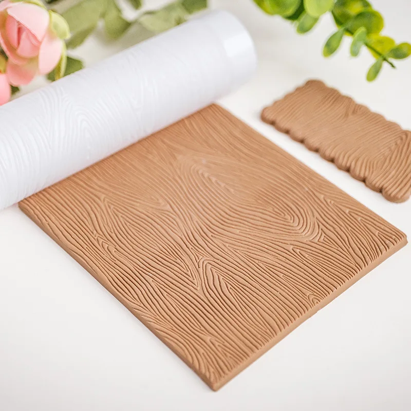 Polymer Clay Tools Pottery Tools Clay Sculpting Tools Pottery Sculpting Tools Clay Craft Tool Tree Skin/annual Ring Texture Polymer Clay Rolling Roller Plant Wood Grain Texture Clay Embossing Sculpture Ceramic Tools