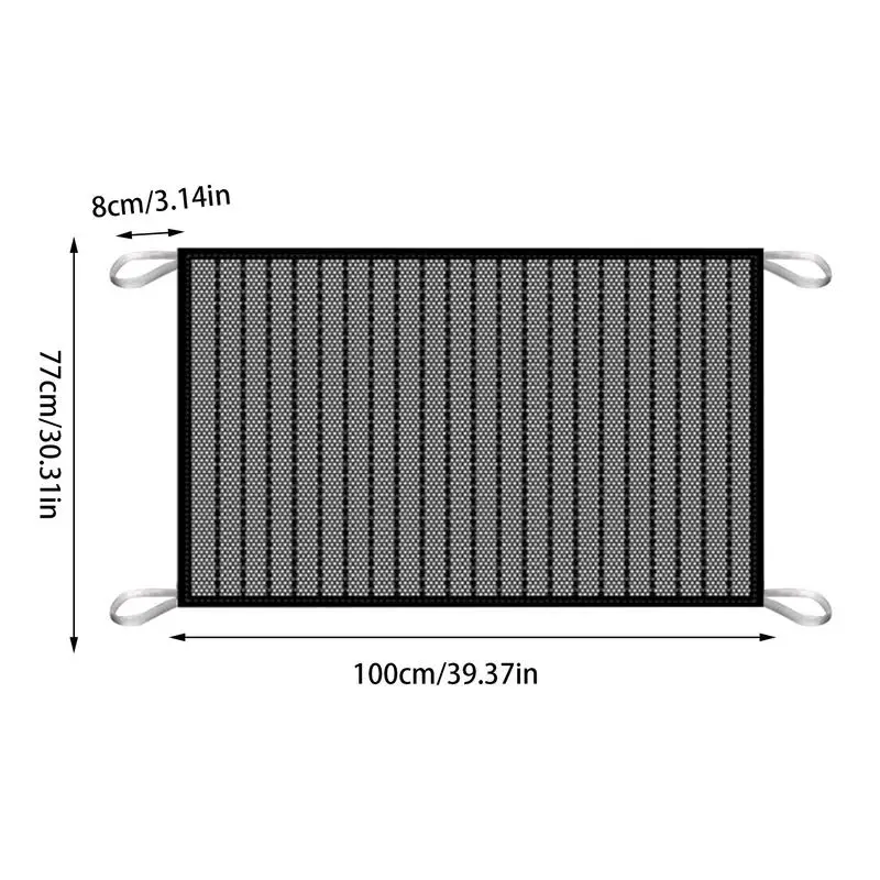 Car Front Protection Mesh Car Hood Grill Engine Bumper Net Washable Prevent Stones Dirt and Leaves Dustproof Front Grill Net for