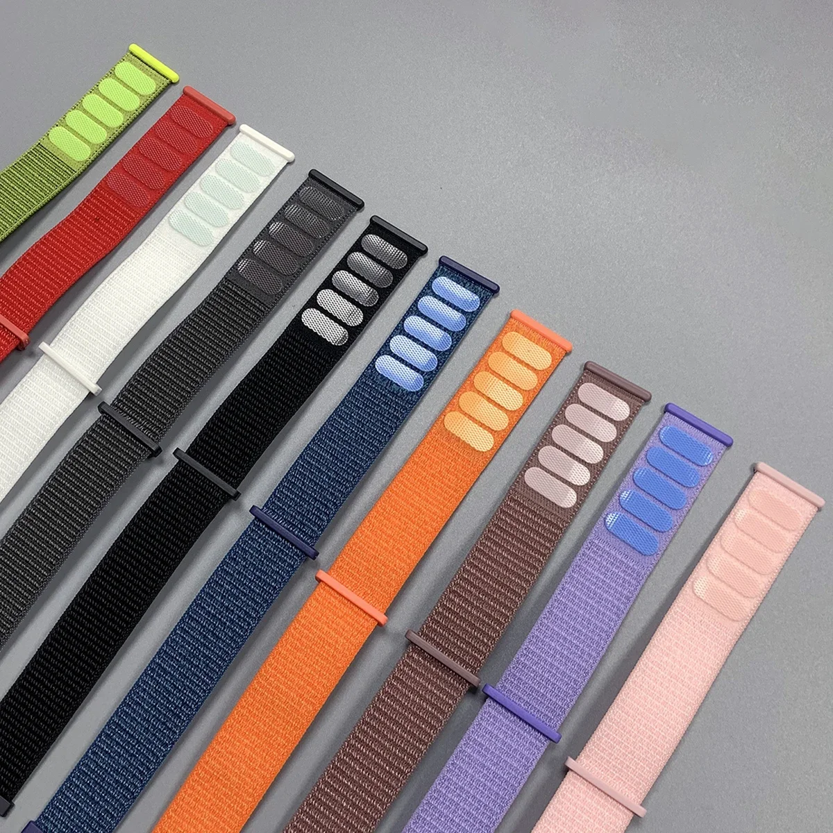 Nylon Velcro Strap 22mm Loop Band - Color 2 Bracelet Wristband