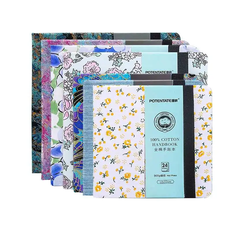 POTENTATE 100% Cotton Watercolor Book Square Sketchbook 300g Art Drawing Sketch Pad potentate бумага акварели 2
