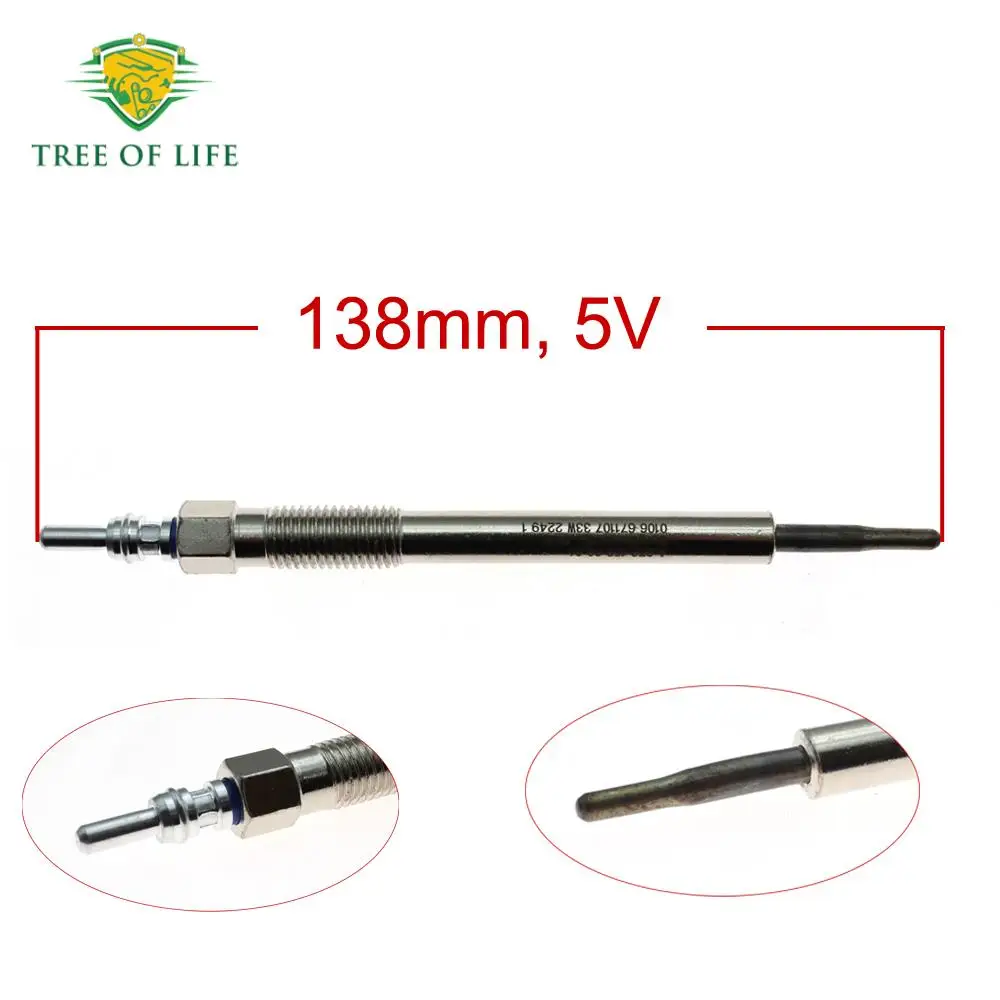 Glow Plugs 4 unit Ssangyong Tivoli D16F 2015 XLV SUV + 1.6 OEM# A6731590001 6731590001 NEW glow plug