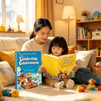 Libri Educativi per Bambini, Fumetti per lo Sviluppo della Leaderità e della Crescita, Libro Illustrato Educativo, Regalo per la Lettura Genitore-Figlio