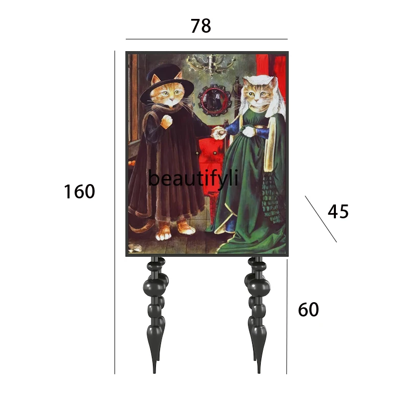 

French Retro Chest of Drawers Master Bedroom Cloakroom Storage Cabinet Living Room Entrance Cabinet Bedroom Locker