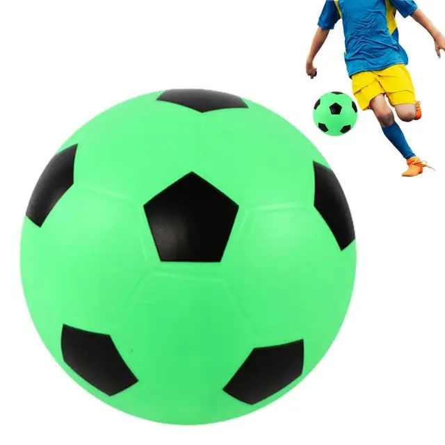 Silent Football Ball Size Bouncing Mute Ball 21cm Soccer Ball Indoor Silent Soft Ball Air Bounce PVC Ball Sports Toy Games