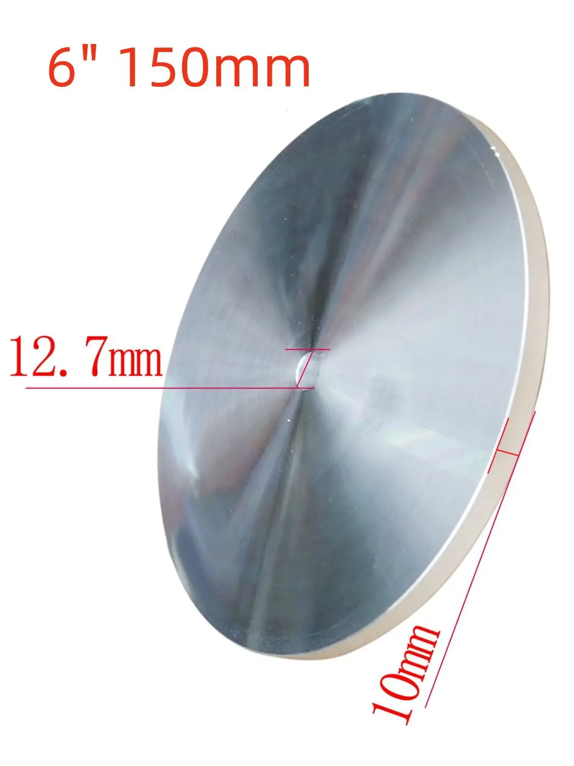 6 Zoll/8 Zoll 12,7 mm Aluminium Master Lap Polierplattenhalter für Diamant-Schleifpad/Schleifscheibe Schleifpads – Detail 1