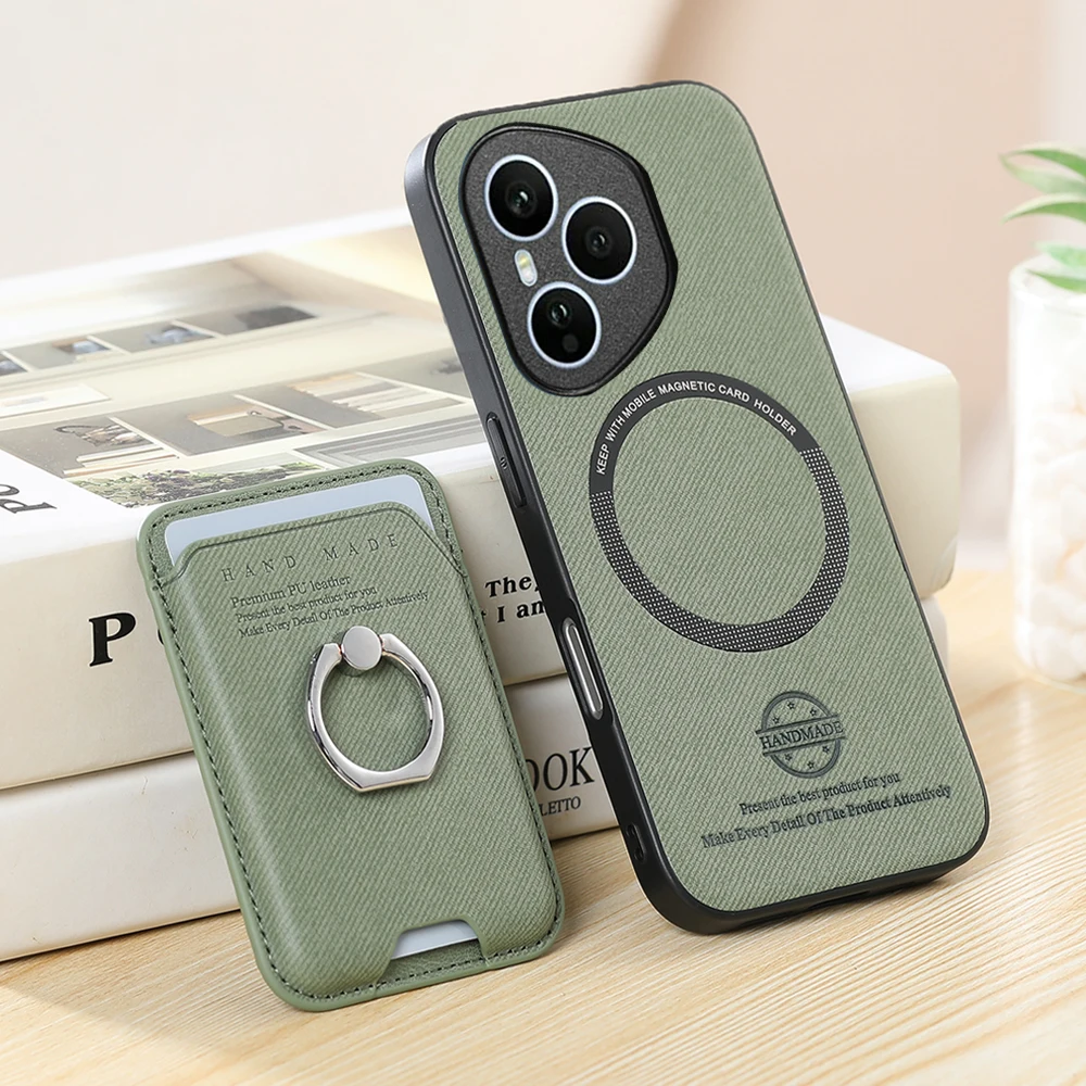 Luxury 2-in-1 Detachable Leather Case with Magnetic Card Cover