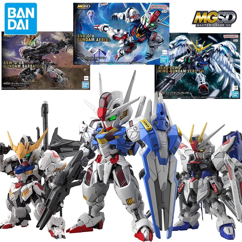 MGSD ガンプラ バルバトス ASW-G-08 エアリアル XVX-016 Bandai: The Witch From Mercury - MGSD Gundam Aerial XVX-016 Model