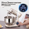 SUNATUR New!5.5L Stand Mixer Processor Planetary Cake Baking Dough Kitchen Appliance Electric Mix Blender 220V Aid Knead Machine 2