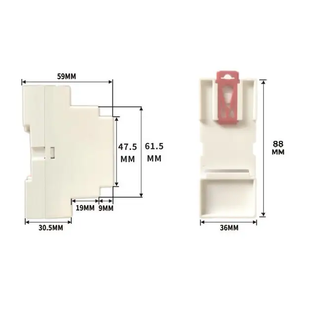 Small Intelligent Digital Adjustable Temperature Controller Guide Rail for Water Heating And Cooling 2