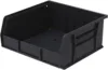 Akro-Mils Stackable Storage Organizer Bin, Plastic Hanging Bin, Black, 6 Pack, 11 "x 11" x 5 ", 30235 1