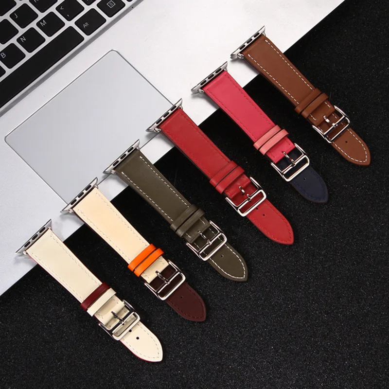 Premium Leather Watch Strap - Elegant Loop Bracelet