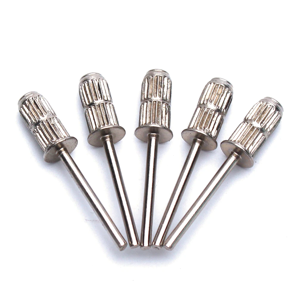 Nail Drill Bits Sanding Bands Caps Mandrel Grip Cutters 3/5/10 PCS For Manicure Pedicure Machine Tools